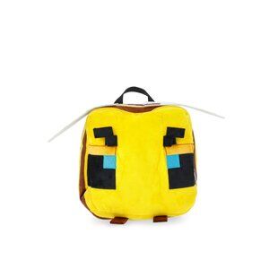 Minecraft Bee Plush Backpack – 12.5" Yellow